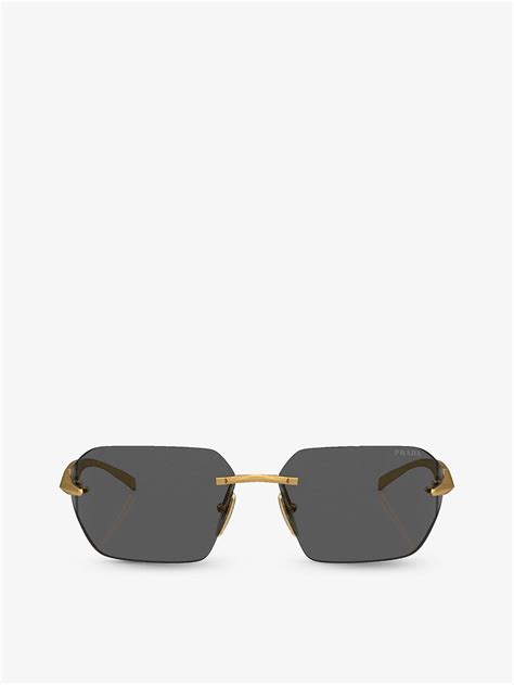 prada a56s|Prada PR A56S Irregular Sunglasses .